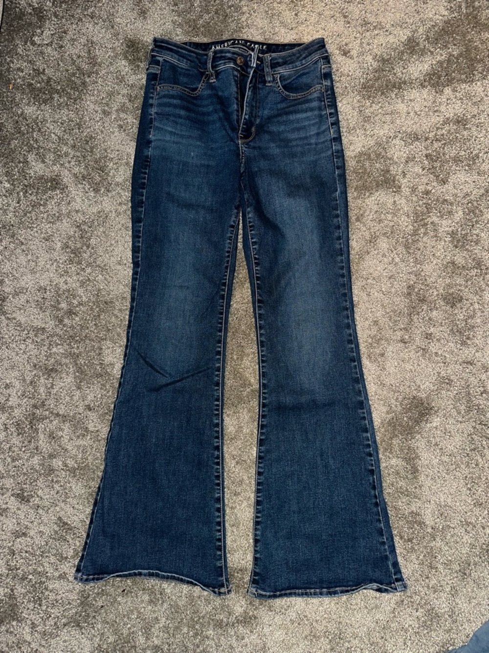 American Eagle Outfitters Dark Blue Flare Jeans